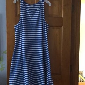 Blue and white striped Old Navy Dress